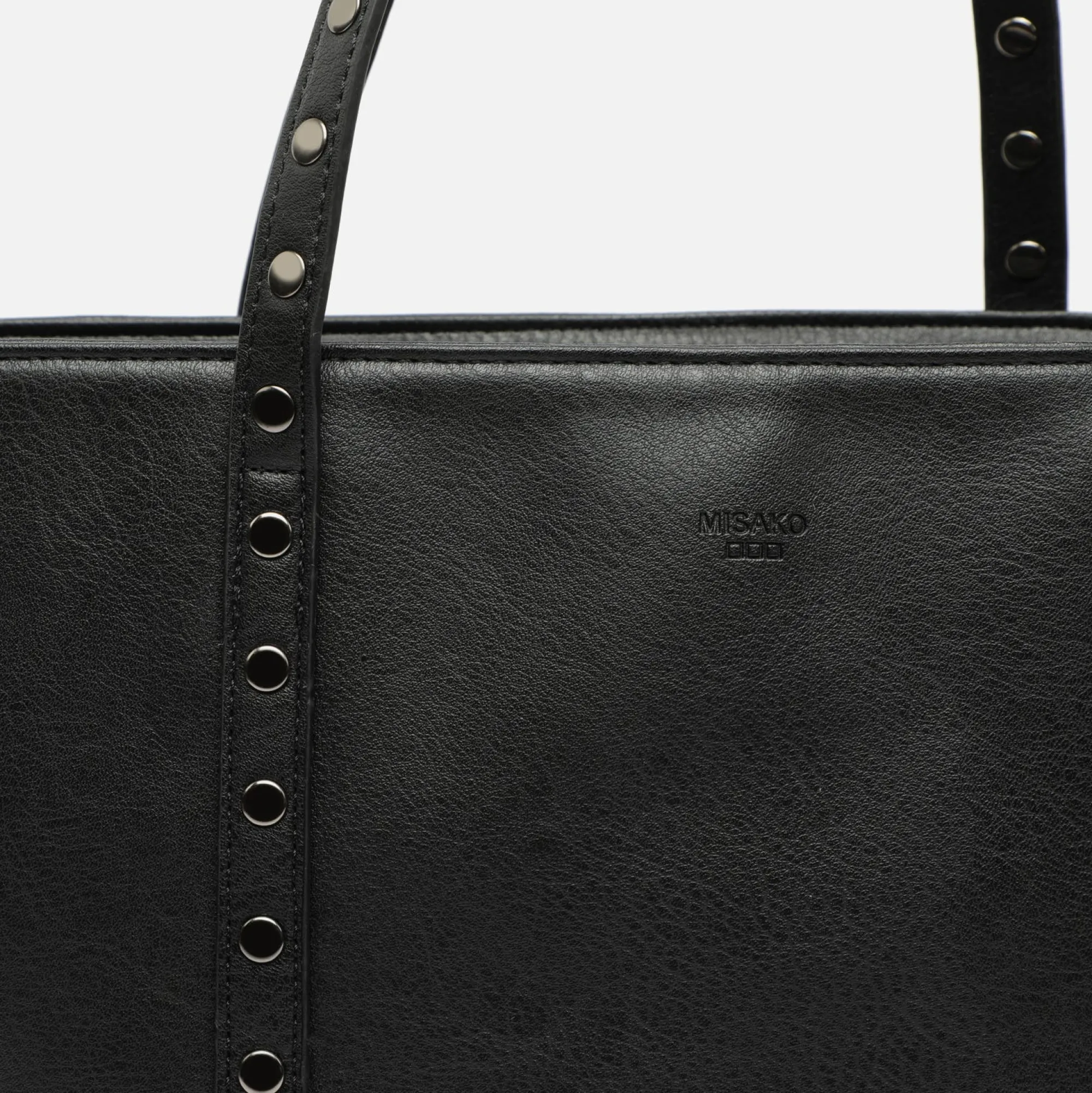 Misako Bolso shopper con detalles metálicos