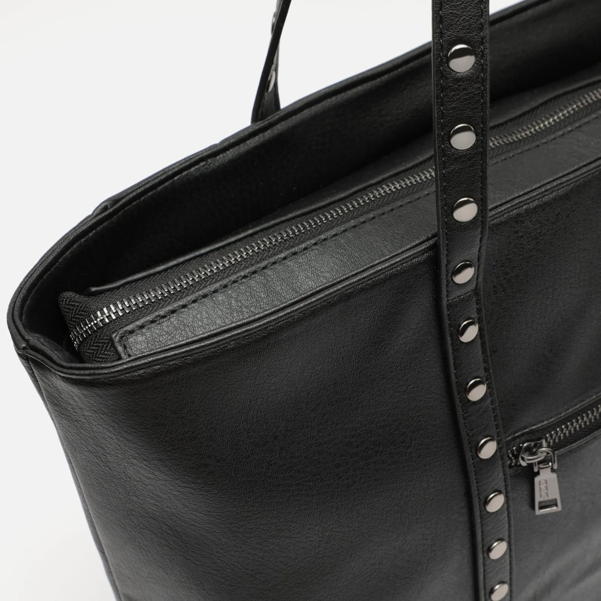 Misako Bolso shopper con detalles metálicos