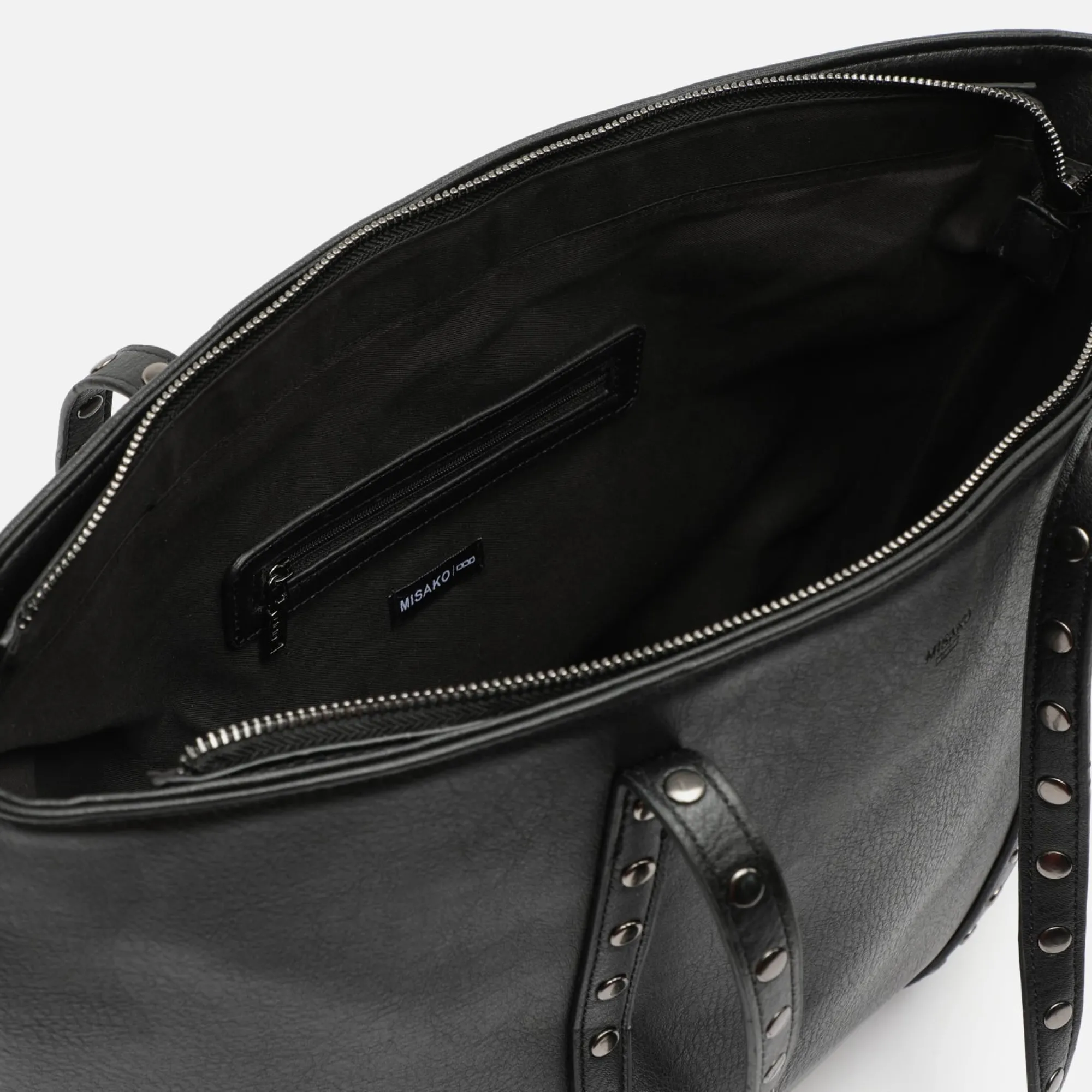 Misako Bolso shopper con detalles metálicos