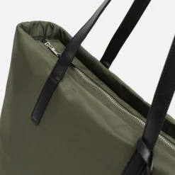 Misako Bolso shopper de nylon con bolsillo para portátil (15