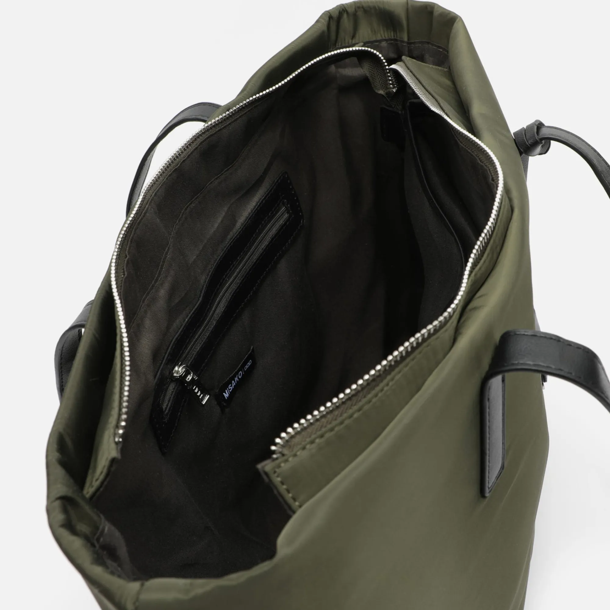 Misako Bolso shopper de nylon con bolsillo para portátil (15")
