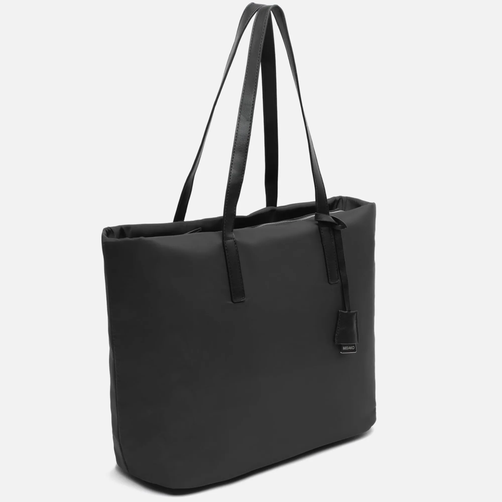 Misako Bolso shopper de nylon con bolsillo para portátil (15")
