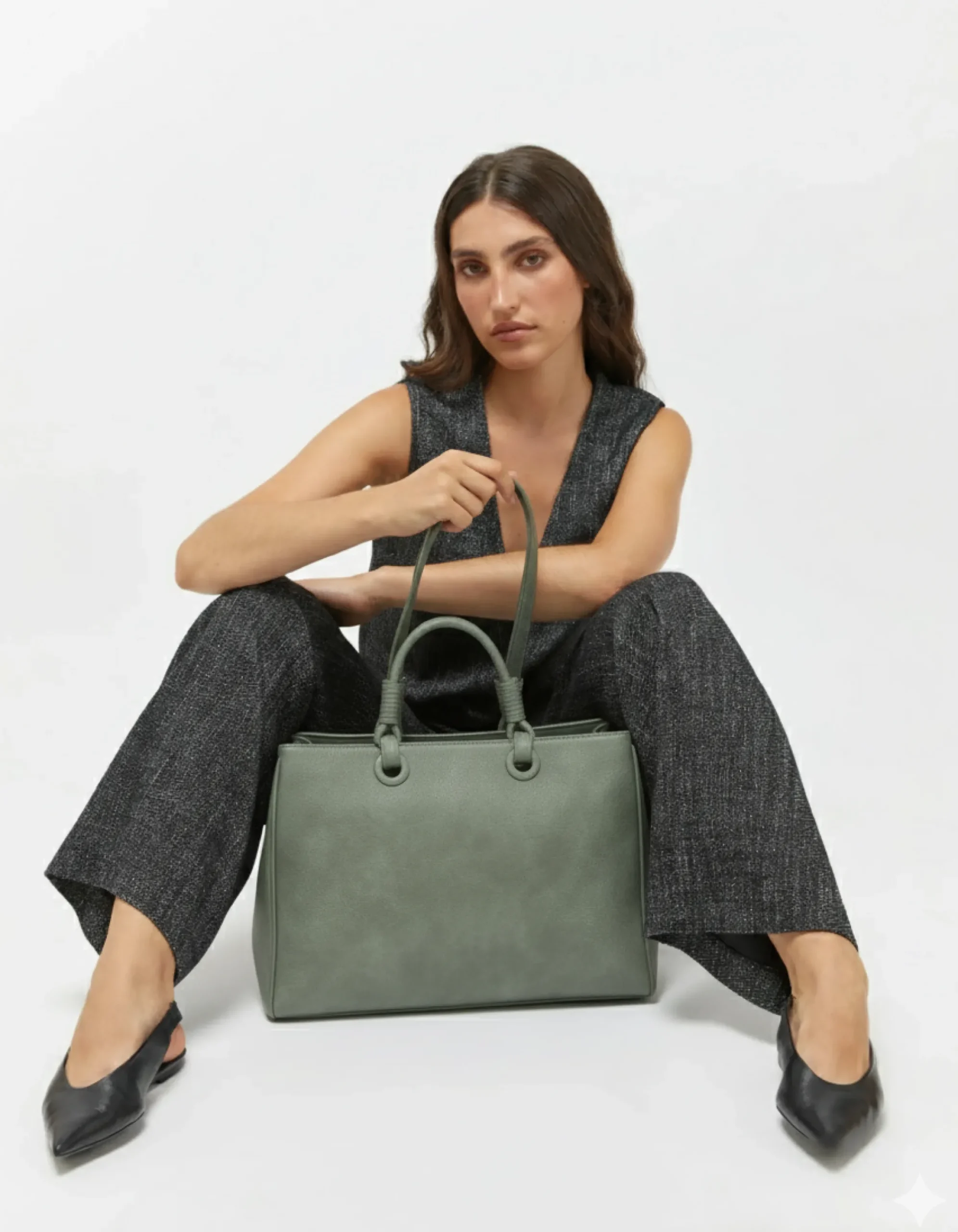 Misako Bolso shopper grande con asa de mano