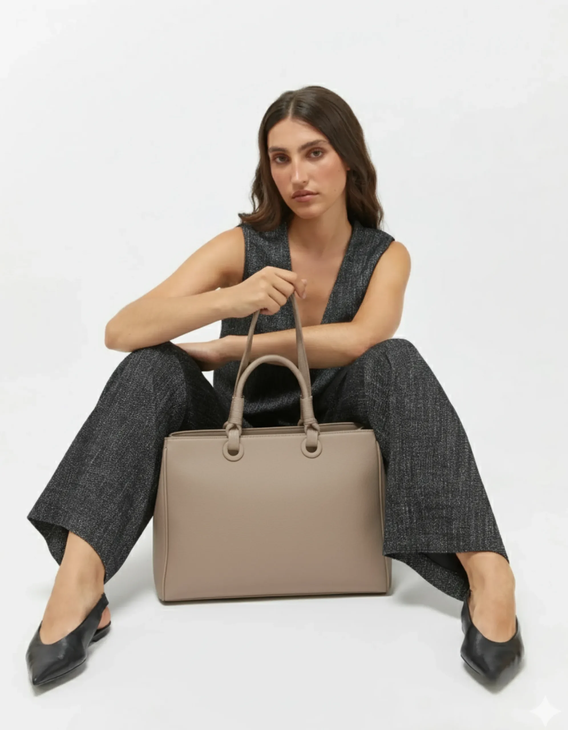 Misako Bolso shopper grande con asa de mano