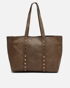 Misako Bolso shopper grande con neceser extraíble y detalles metálicos