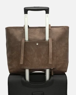 Misako Bolso shopper grande con bolsillo para portátil (15