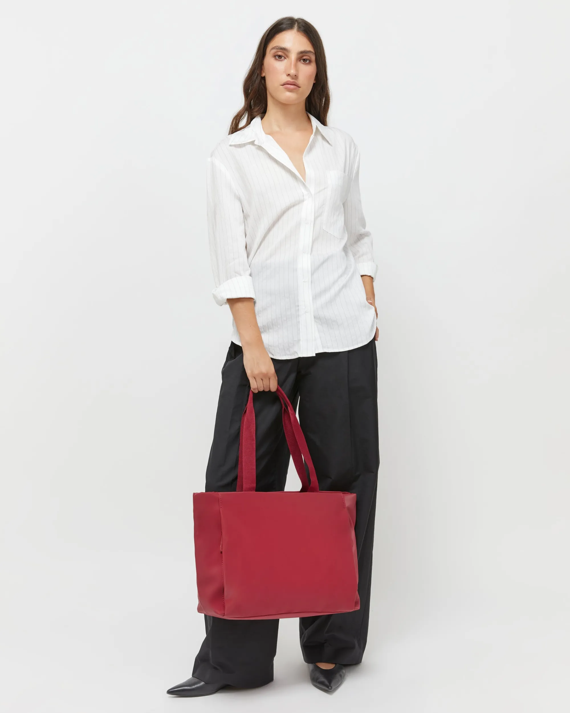 Misako Bolso shopper grande en nylon con bolsillo para portátil (15")