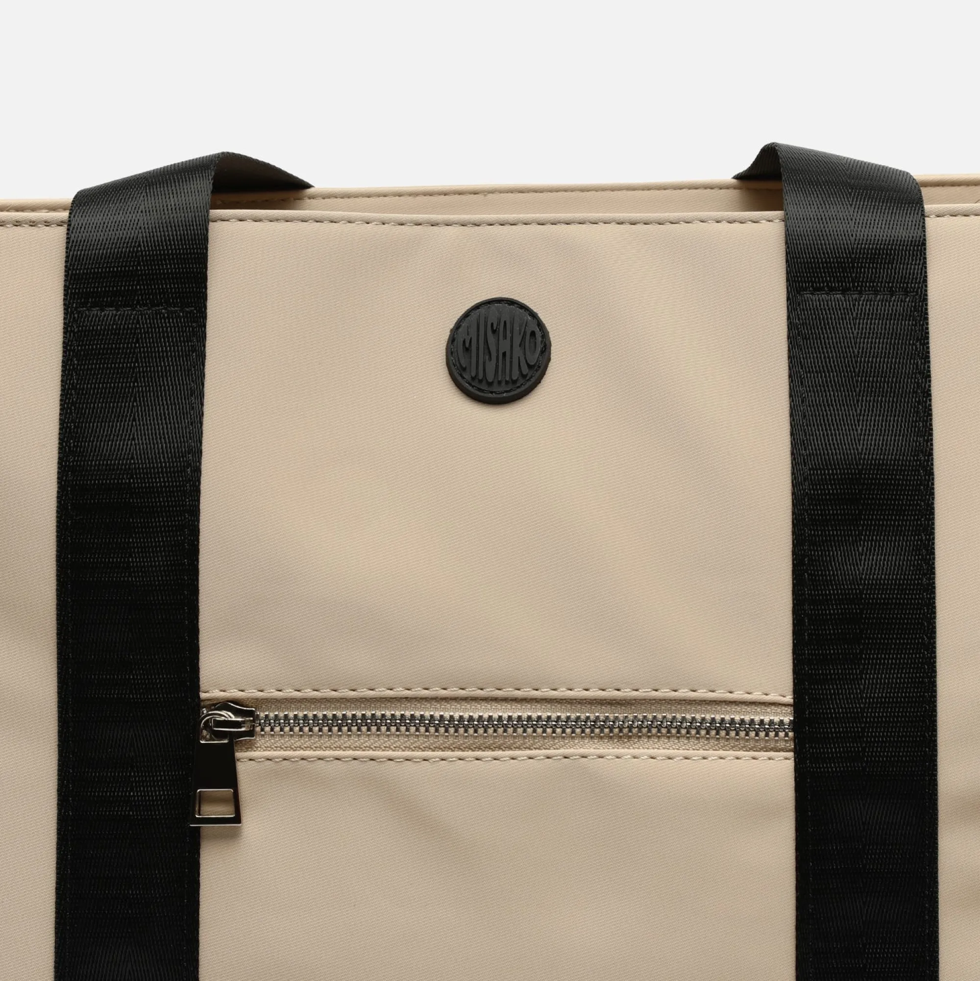 Misako Bolso shopper grande en nylon con bolsillo para tablet