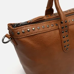 Misako Bolso tote con asa bandolera y detalles metálicos