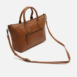 Misako Bolso tote con asa bandolera y detalles metálicos