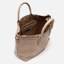 Misako Bolso tote con asa bandolera y detalles metálicos