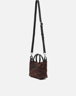 Misako Bolso tote de fiesta animal print y asa bandolera extraíble