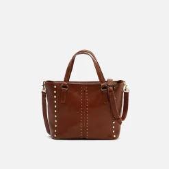 Misako Bolso tote mediano con asa bandolera extraíble y detalles metálicos