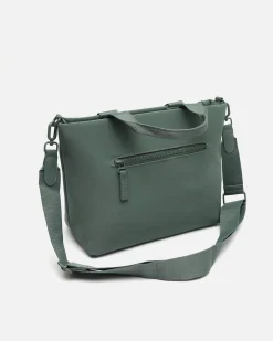 Misako Bolso tote mediano en nylon con asa bandolera extraíble