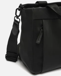 Misako Bolso tote mediano en nylon con asa bandolera extraíble
