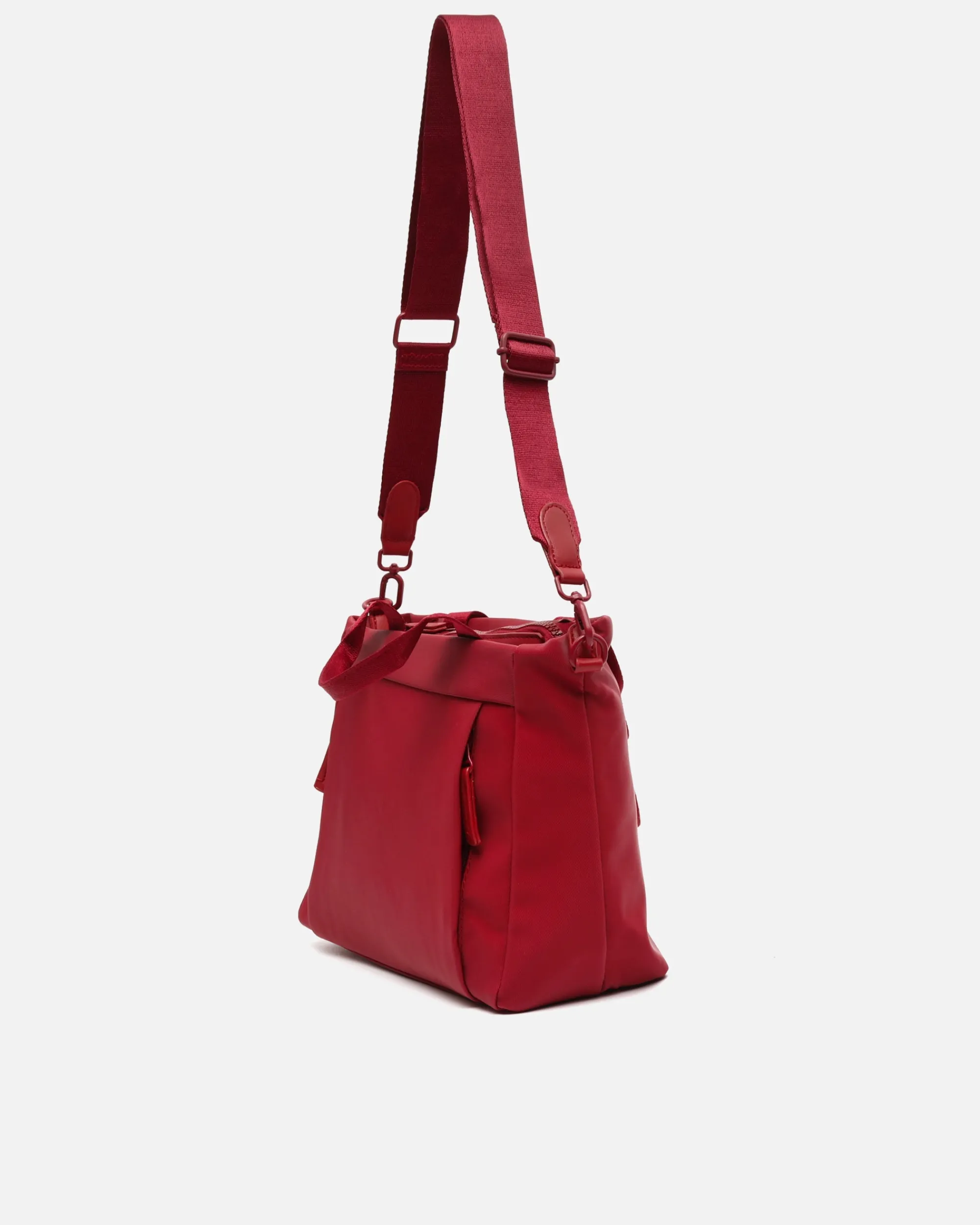 Misako Bolso tote mediano en nylon con asa bandolera extraíble