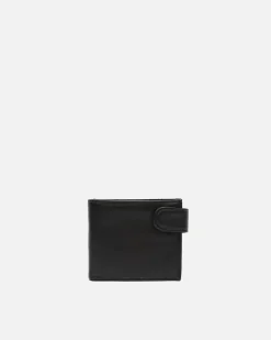 Hombre Misako Cartera con compartimento para billetes, tarjetas y monedas con cierre