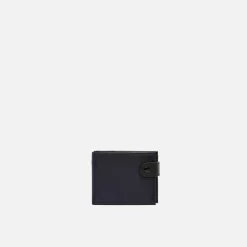 Hombre Misako Cartera con compartimento para billetes, tarjetas y monedas con cierre