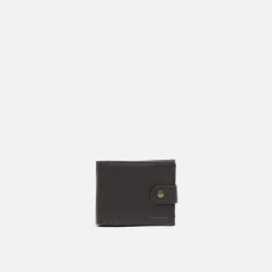 Hombre Misako Cartera con compartimento para billetes, tarjetas y monedas con cierre