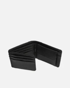 Hombre Misako Cartera con compartimento para billetes, tarjetas y monedas