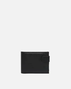 Hombre Misako Cartera con compartimento para billetes, tarjetas y monedas con cierre