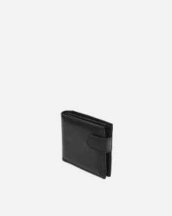 Hombre Misako Cartera con compartimento para billetes, tarjetas y monedas con cierre