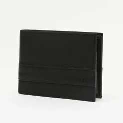 Hombre Misako Cartera con compartimento para billetes, tarjetas y monedas
