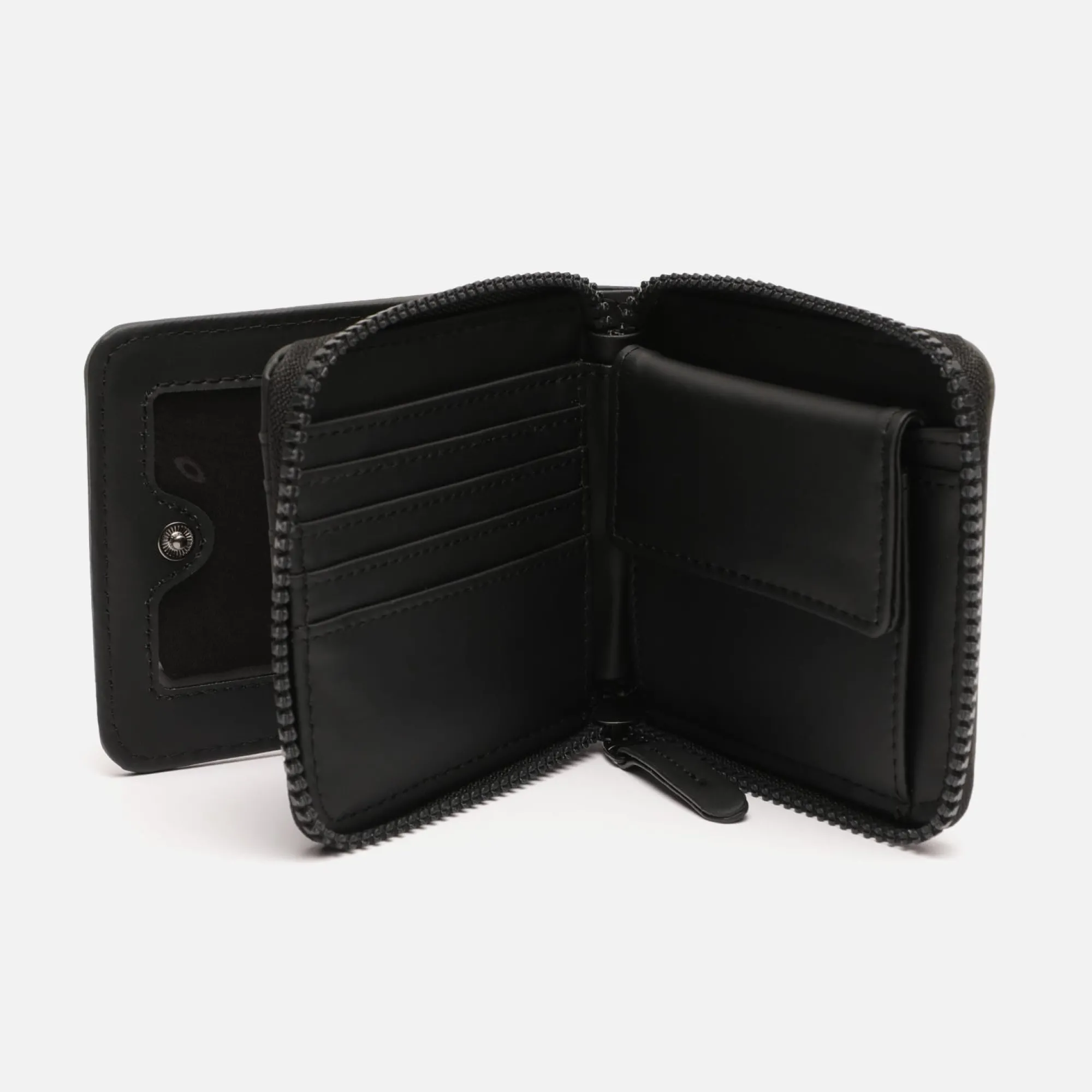 Hombre Misako Cartera con tarjetas y monedas con cierrre de cremallera