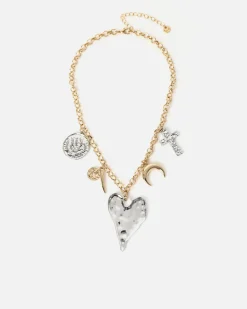 Misako Collar corto bicolor con detalles maxi