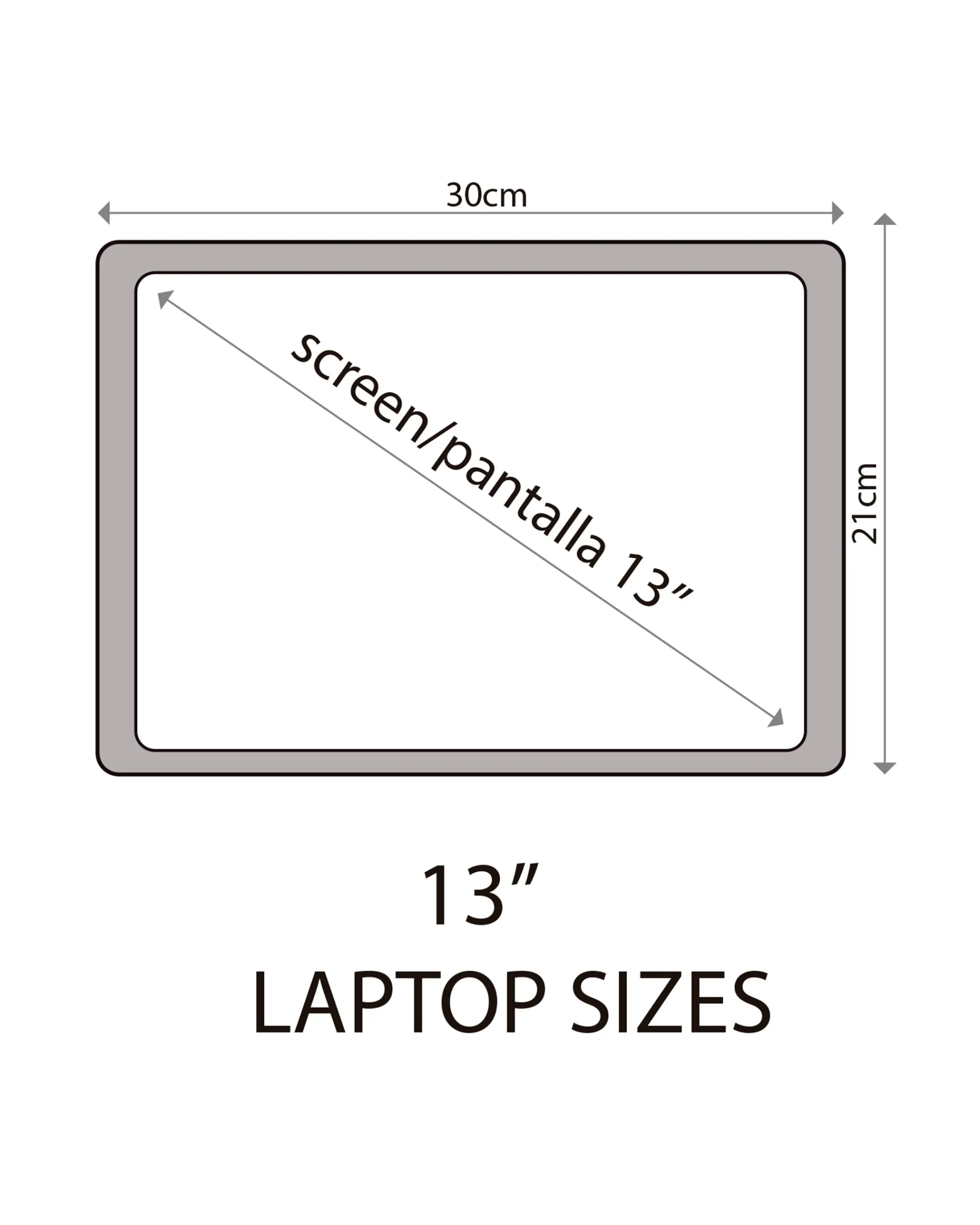 Misako Funda para portátil pequeña (13")