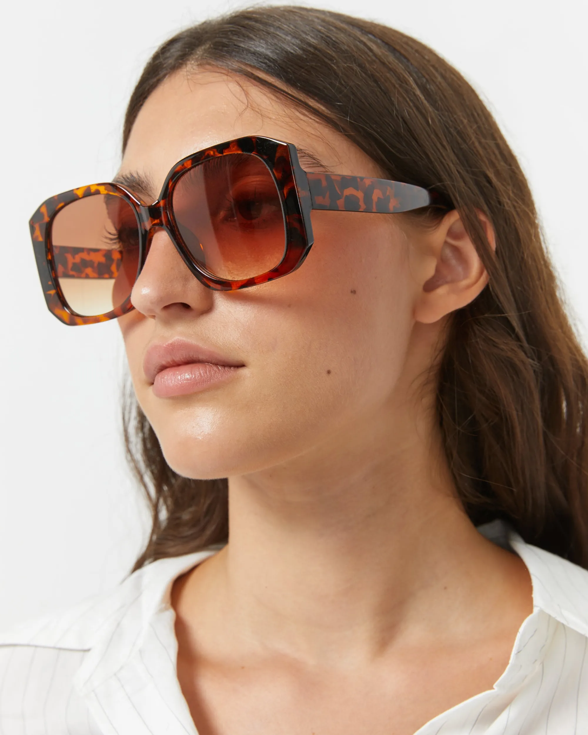 Misako Gafas de sol cuadradas con montura de pasta