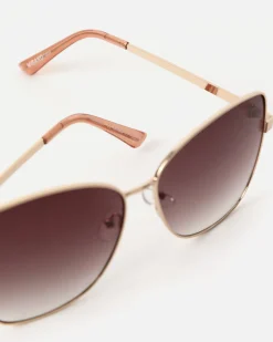 Misako Gafas de sol cuadradas con montura metálica