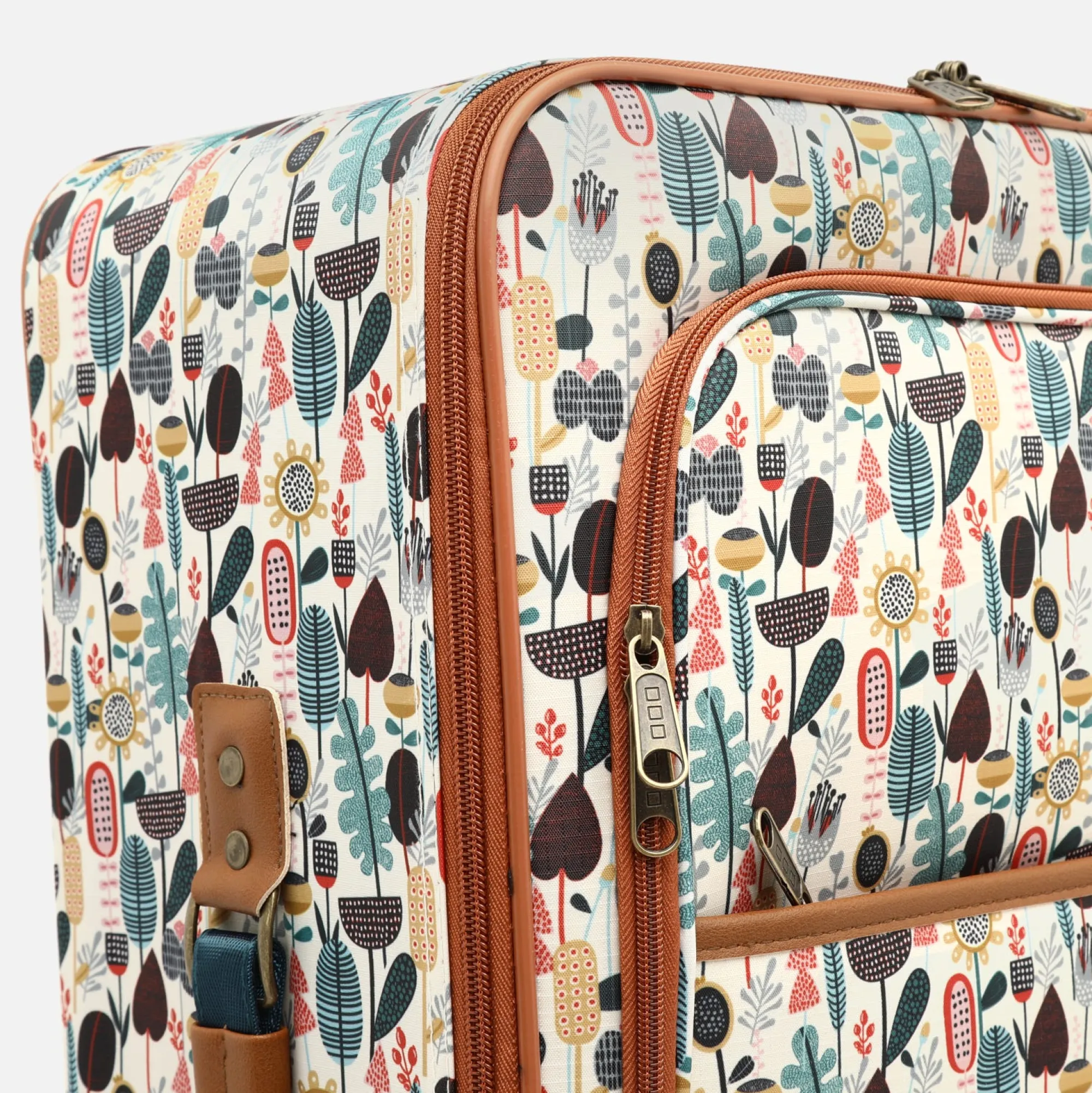 Misako Maleta mediana estampada