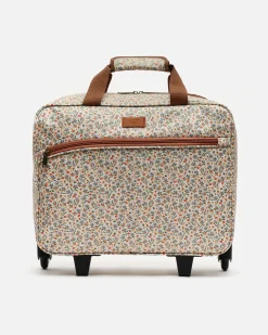 Misako Maletín con ruedas estampado