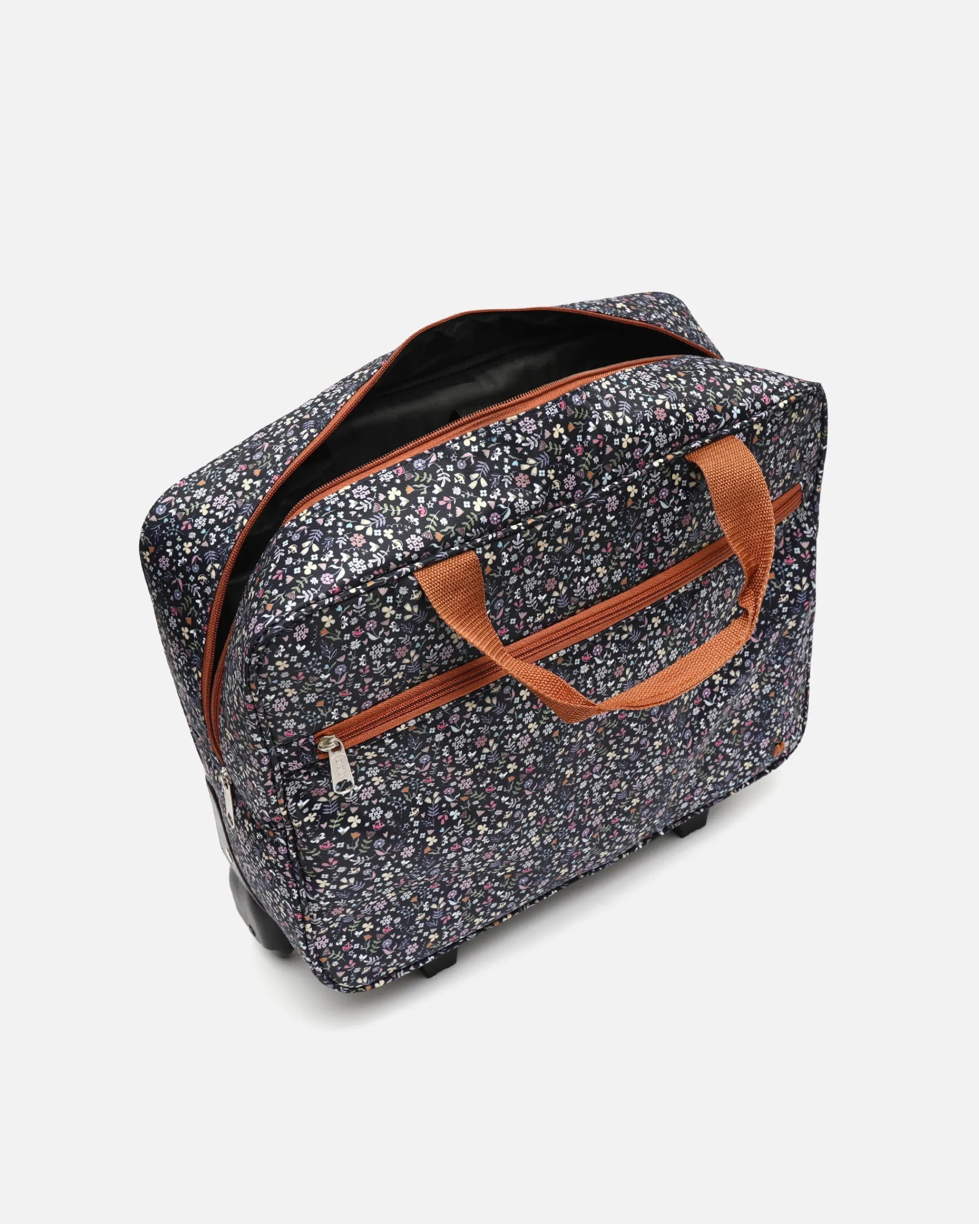 Misako Maletín con ruedas estampado