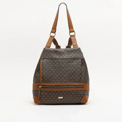 Misako Mochila antirrobo con estampado monograma