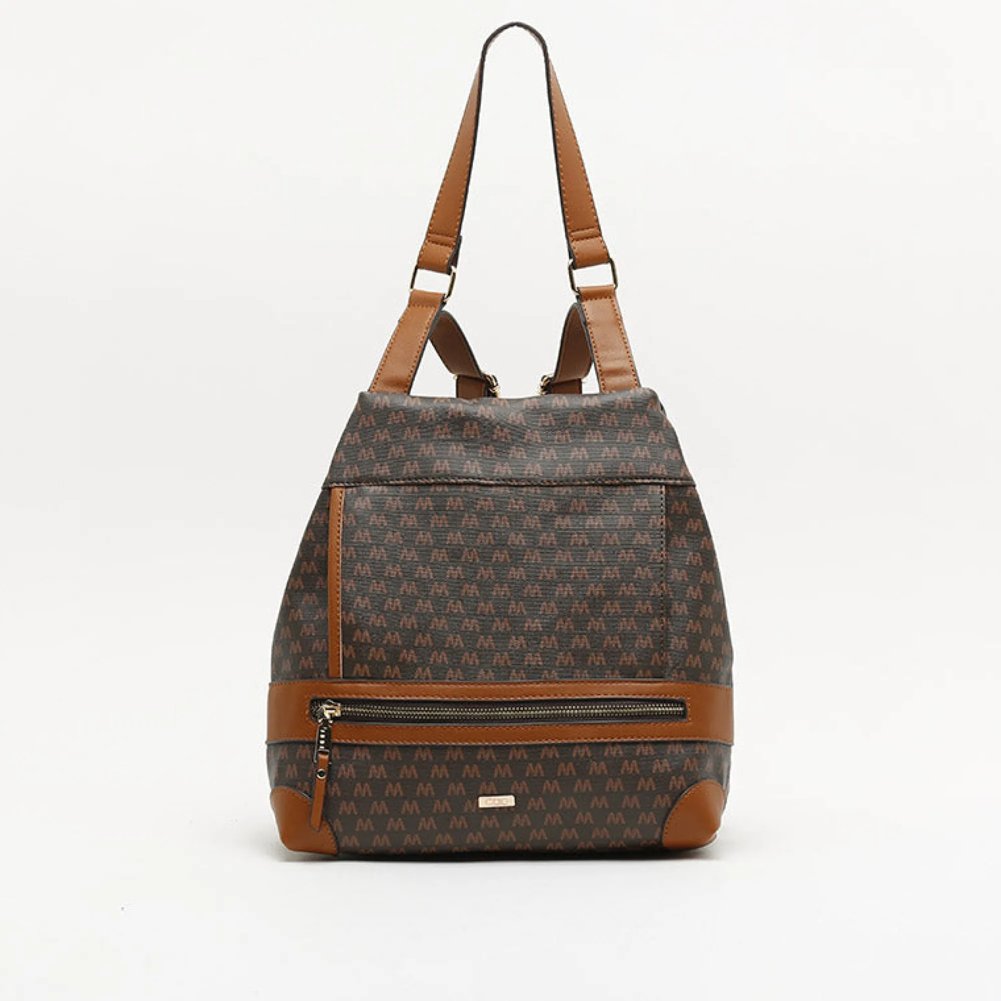 Misako Mochila antirrobo con estampado monograma
