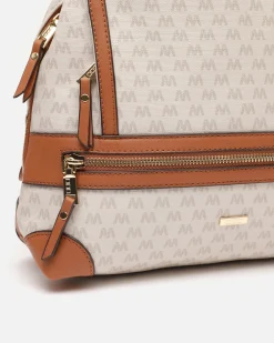 Misako Mochila antirrobo con estampado monograma