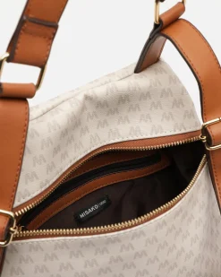 Misako Mochila antirrobo con estampado monograma