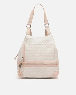 Misako Mochila antirrobo con estampado monograma