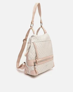 Misako Mochila antirrobo con estampado monograma