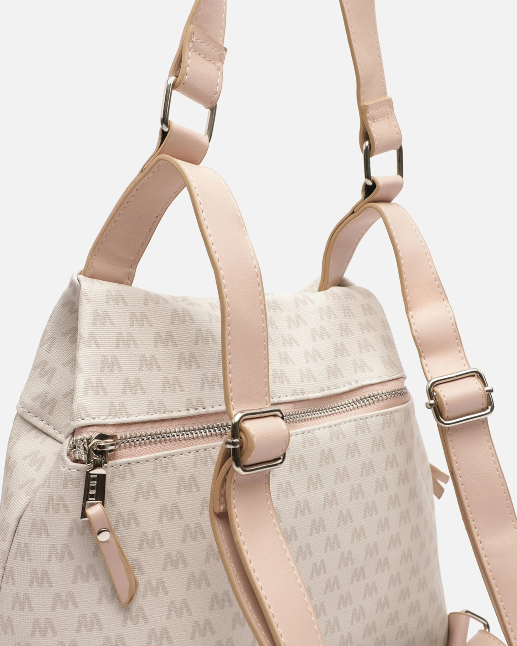 Misako Mochila antirrobo con estampado monograma