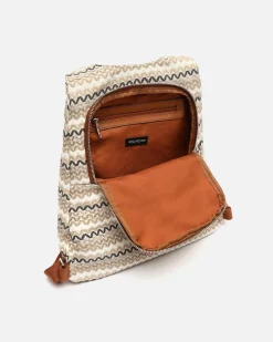 Misako Mochila antirrobo con estampado jacquard