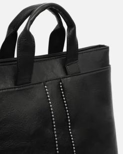 Misako Mochila con detalles metálicos
