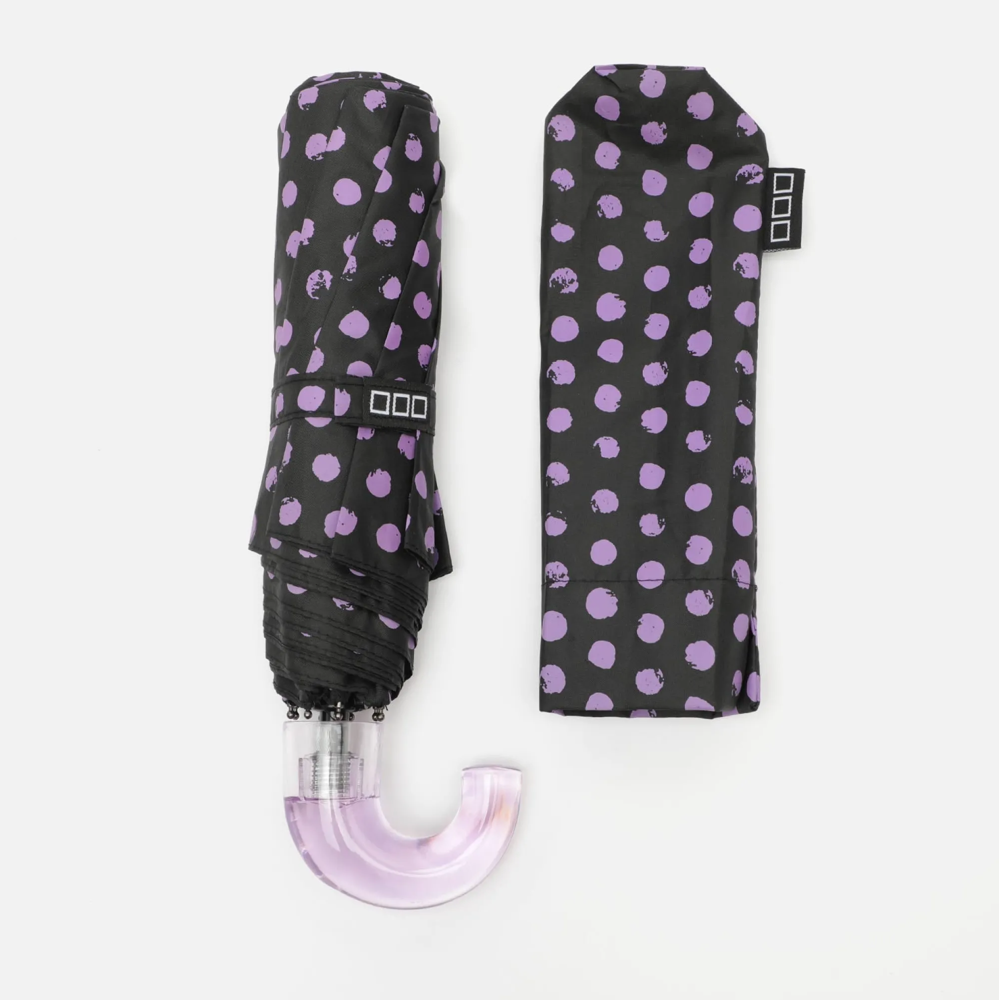 Misako Paraguas plegable estampado de puntos