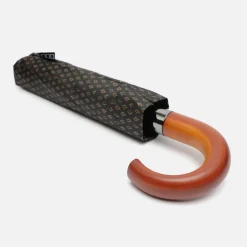 Hombre Misako Paraguas plegable estampado de rombos