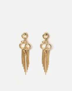 Misako Pendientes largos serpiente