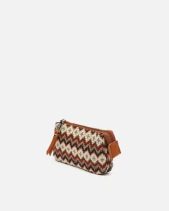 Misako Portamonedas con estampado jacquard
