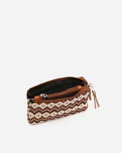 Misako Portamonedas con estampado jacquard