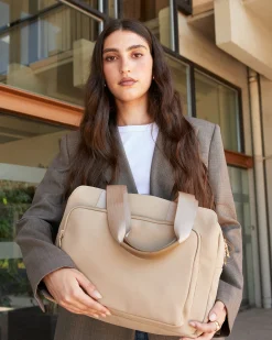 Misako Portaordenador estilo shopper (13.3") con asa bandolera extraíble